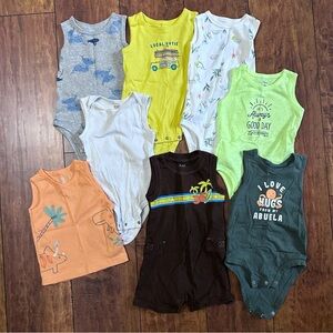 baby tank onsie bundle - 12 months